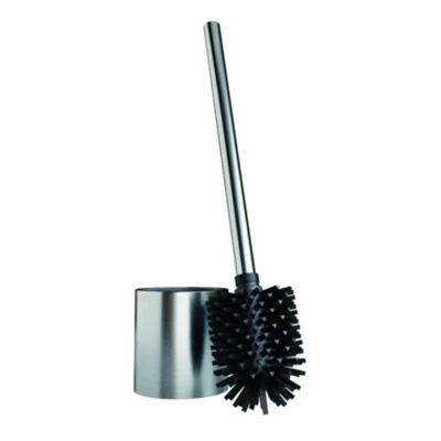 ovimar WC-Garnitur Trekroner 11 x 36 cm (Ø x H) Edelstahl/Glas/TPE Kunststoff silber