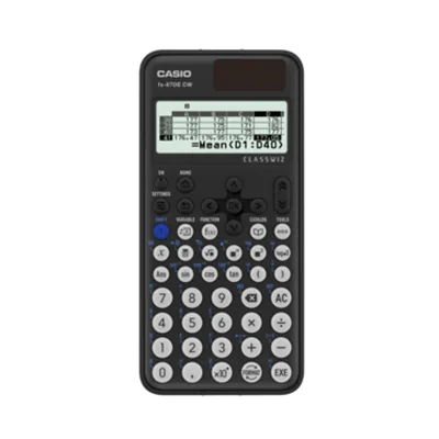 CASIO® Schulrechner FX-87DE CW ClassWiz 1 x 16-stellig, 1 x 10+2-stellig 593 Funktionen schwarz