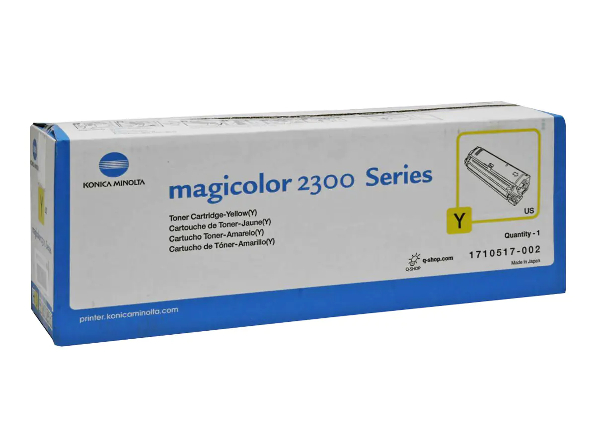 Konica Minolta - Gelb - Original - Tonerpatrone - für magicolor 2300 DL, 2300W, 2350, 2350 EN; Magicolor 2300 DeskLaser, 2300W, 2350 EN