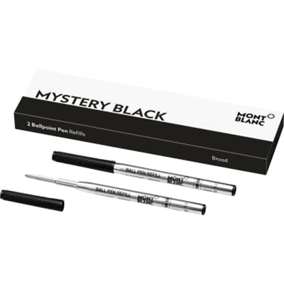 Montblanc Kugelschreibermine 128212 mystery black B sw 2 St./Pack.
