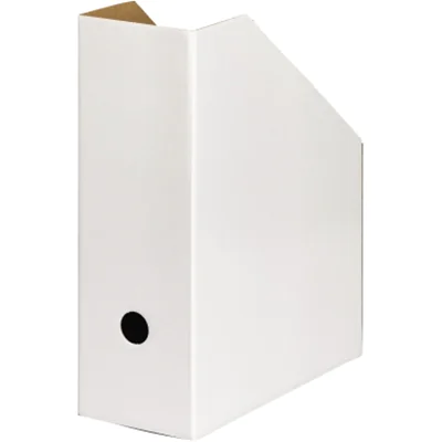 Landré Stehsammler Color 10,5 x 31 x 26 cm (B x H x T) DIN A4 Werkstoff: Karton weiß