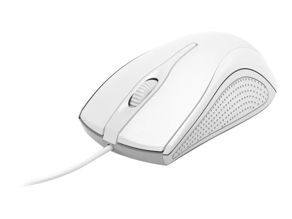Hama MC-200 - Maus - optisch - 3 Tasten - kabelgebunden - USB - weiß