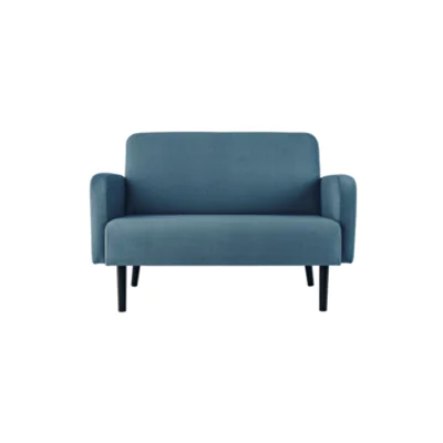 PAPERFLOW Sofa LISBOA 2Sitzer Stoff sw/bl LC2PT.01.06