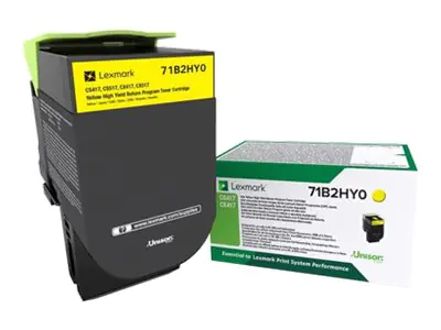 Lexmark X417 - Hohe Ergiebigkeit - Gelb - original 71B2HY0