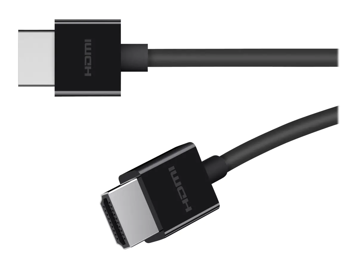 Belkin BOOST CHARGE - Ultra High Speed - HDMI-Kabel - HDMI männlich zu HDMI männlich - 2 m - Schwarz - 8K Unterstützung - für P/N: AVC006BTSGY, F4U098BT, F4U110BT, INC003TTBK, INC004BTSGY
