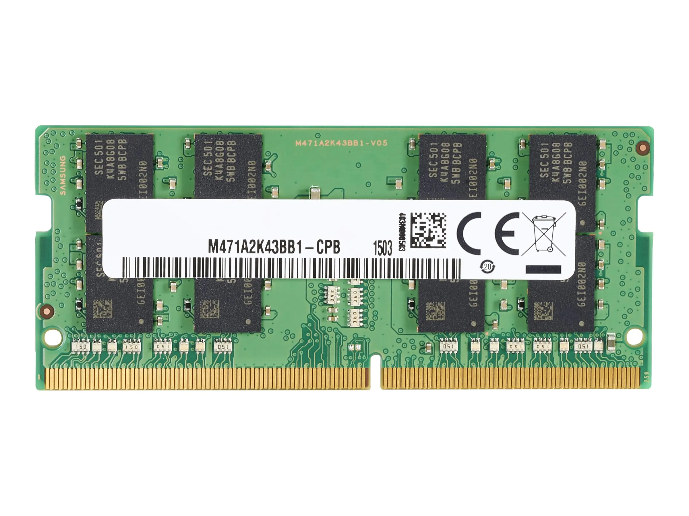 HP - DDR4 - Modul - 8 GB - SO DIMM 260-PIN - 3200 MHz / PC4-25600 - 1.2 V - ungepuffert - non-ECC - für Elite Slice G2 (SODIMM); EliteDesk 705 G5 (SODIMM); EliteOne 800 G5 , 800 G6, 800 G8; ProDesk 600 G5 (SODIMM), 600 G6 (SODIMM); ProOne 400 G6, 440 G6,