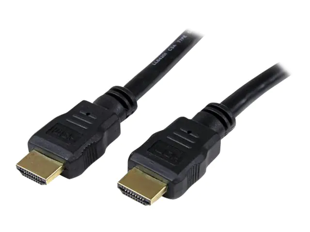 StarTech 30 cm High-Speed-HDMI-Kabel (Stecker/Stecker) - HDMI Verbindungskabel Typ A mit vergoldeten Kontakten - HDMI Anschlusskabel - HDMI-Kabel - HDMI männlich zu HDMI männlich - 30 cm - Doppelisolierung - Schwarz
