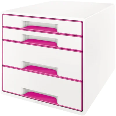 Esselte Leitz WOW CUBE - Schubladenschrank - 4 Schubfächer - für A4 (210 x 297 mm) 5213-20-23