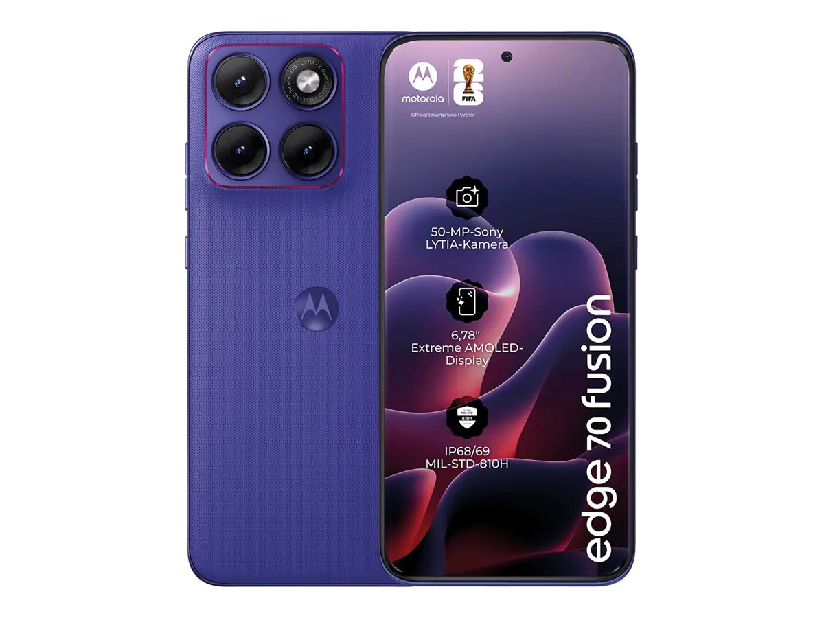 Deutsche Telekom Motorola Edge 70 Fusion - 5G Smartphone - Dual-SIM - RAM 8 GB / Interner