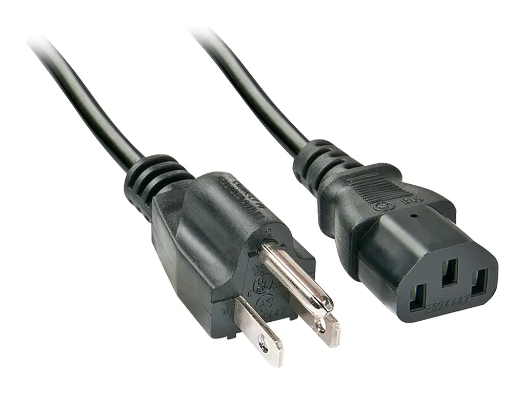 Lindy Stromkabel - NEMA 5-15P (S) bis IEC 60320 C13