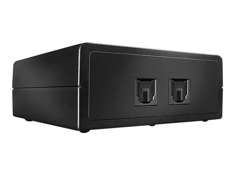 Lindy 2 Port Automatic Optical Audio Switch - Audio-Switch - 2 x TOSLINK - Desktop
