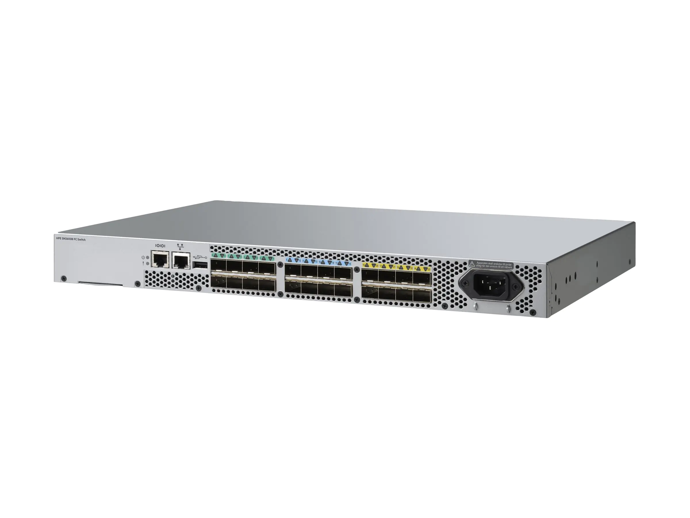 HPE SN3600B 32Gb 24-port/8-port Active Fibre Channel Switch - Switch - managed - 8 x 32Gb Fibre Channel SFP28 + 16 x 32Gb Fibre Channel SFP28 Ports on Demand (POD) - an Rack montierbar