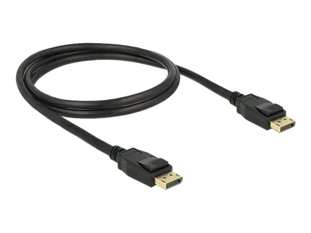 DeLOCK - DisplayPort-Kabel - DisplayPort (M) bis DisplayPort (M) - 1 m - eingerastet - Schwarz