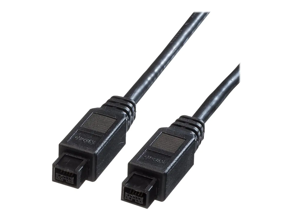 Roline - IEEE 1394-Kabel - FireWire 800 (M) zu FireWire 800 (M) - 1.8 m - Schwarz
