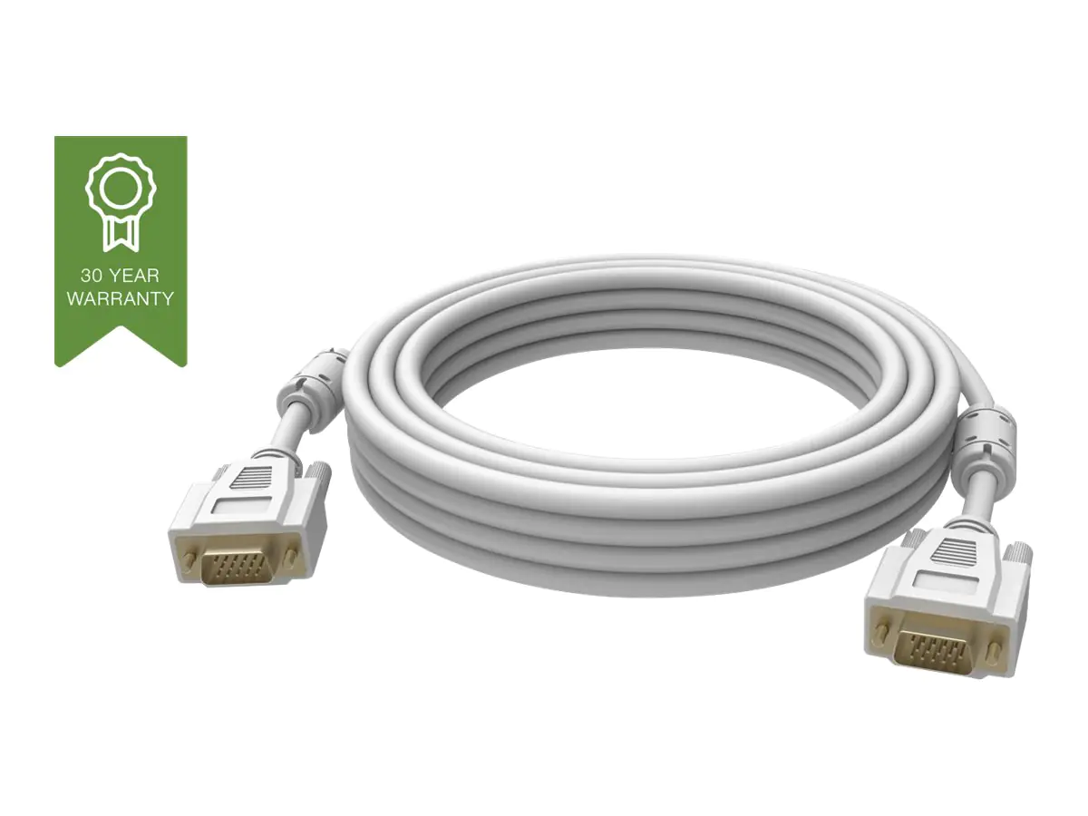 Vision Techconnect - VGA-Kabel - HD-15 (VGA) (M) zu HD-15 (VGA) (M) - 3 m - weiß
