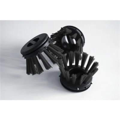 Miltex Bürsteneinsatz Ringgummimatte schwarz 10 St./Pack.