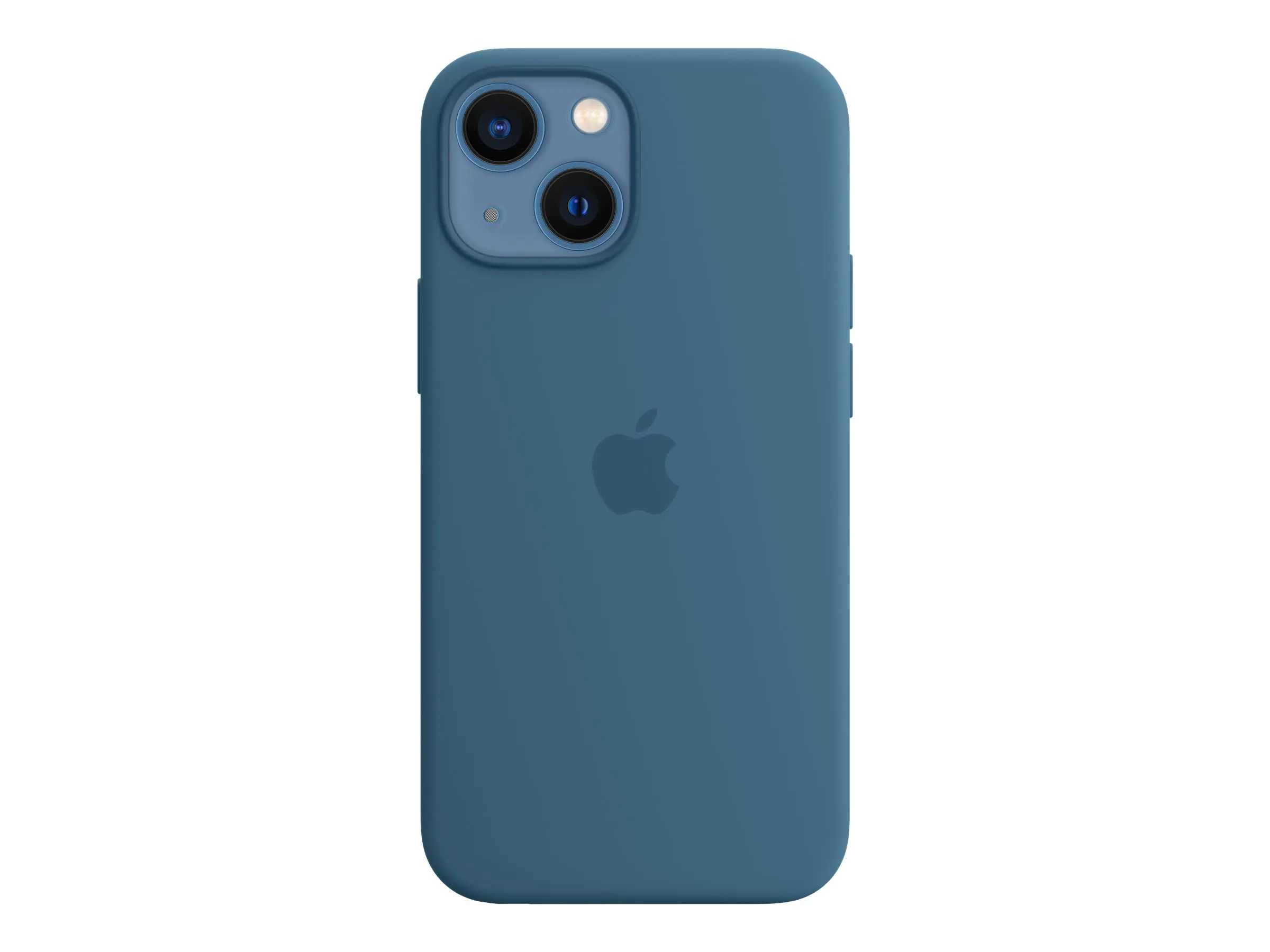 Apple - Hintere Abdeckung für Mobiltelefon - mit MagSafe - Silikon - blau Jay - für iPhone 13 mini