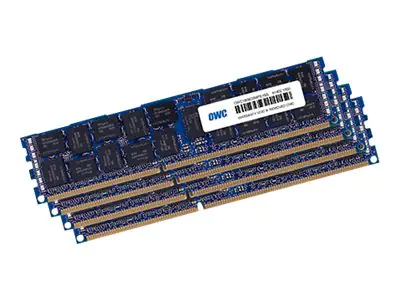 Other World Computing - DDR3 - kit - 128 GB: 4 x 32 GB - DIMM 240-PIN - 1333 MHz / PC3-10600 - CL9 - 1.5 V - registriert - ECC - für Apple Mac Pro (Ende 2013)
