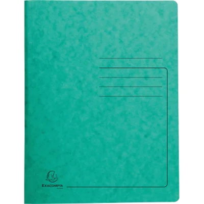 Exacompta 240223E, Konventioneller Dateiordner, A4, Pressspan, Grün, Porträt, 300 Blätter