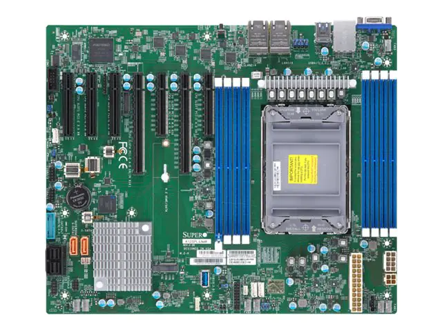 SUPERMICRO X12SPL-LN4F - Motherboard - ATX - LGA4189-Sockel - C621A Chipsatz - USB 3.2 Gen 1 - 4 x Gigabit LAN - Onboard-Grafik