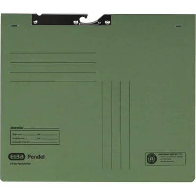 Pendelhefter A4 gn Zweifalz kfm/Amtsheft Manilakarton 320g