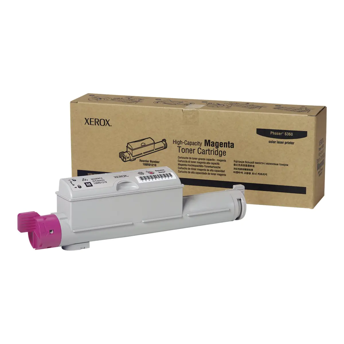Xerox Phaser 6360 - Mit hoher Kapazität - Magenta - Original - Tonerpatrone - für Phaser 6360DA, 6360DB, 6360DN, 6360DT, 6360DX, 6360N