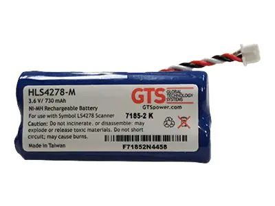 Global Technology Systems HLS4278-M - Batterie für Barcodelesegerät (gleichwertig mit: Symbol