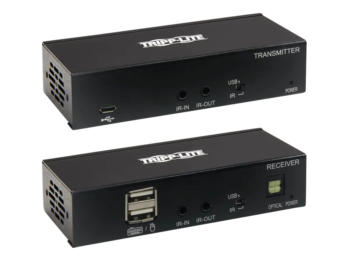 Eaton Tripp Lite Series DisplayPort over Cat6 KVM Extender Kit, Transmitter and Receiver, USB, 4K 30Hz, DP1.2a, PoC, HDCP 2.2, 230 ft., TAA - Erweiterung für Video/Audio - 10Mb LAN, HDMI, DisplayPort - über CAT 6 - bis zu 70 m - TAA-konform