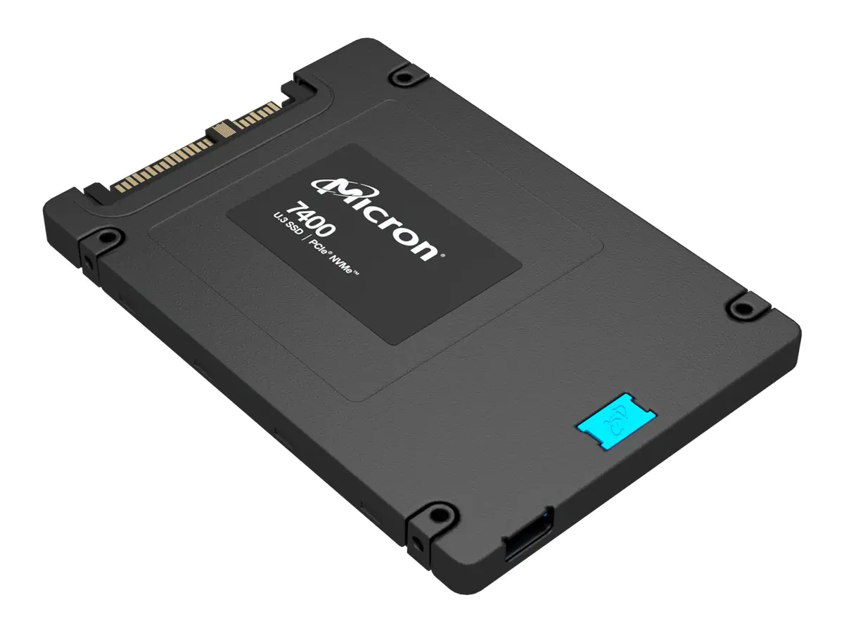 Micron 7400 PRO 7680GB NVMe U.3 (7mm) Non-SED