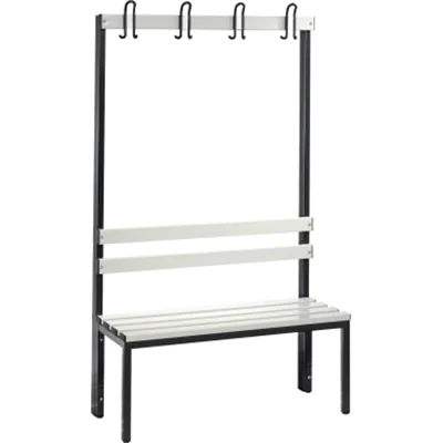 C+P Garderobenbank 8050100S10011 1650x1000x403mm sgr/lgr