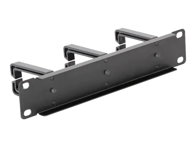 Delock Kabelmanagement - 25.4 cm - Jet Black, RAL 9005 - 1U - 25.4 cm (10")