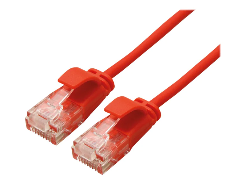 Roline - Patch-Kabel - RJ-45 (M) zu RJ-45 (M) - 50 cm - UTP - CAT 6a - halogenfrei, geformt - Rot