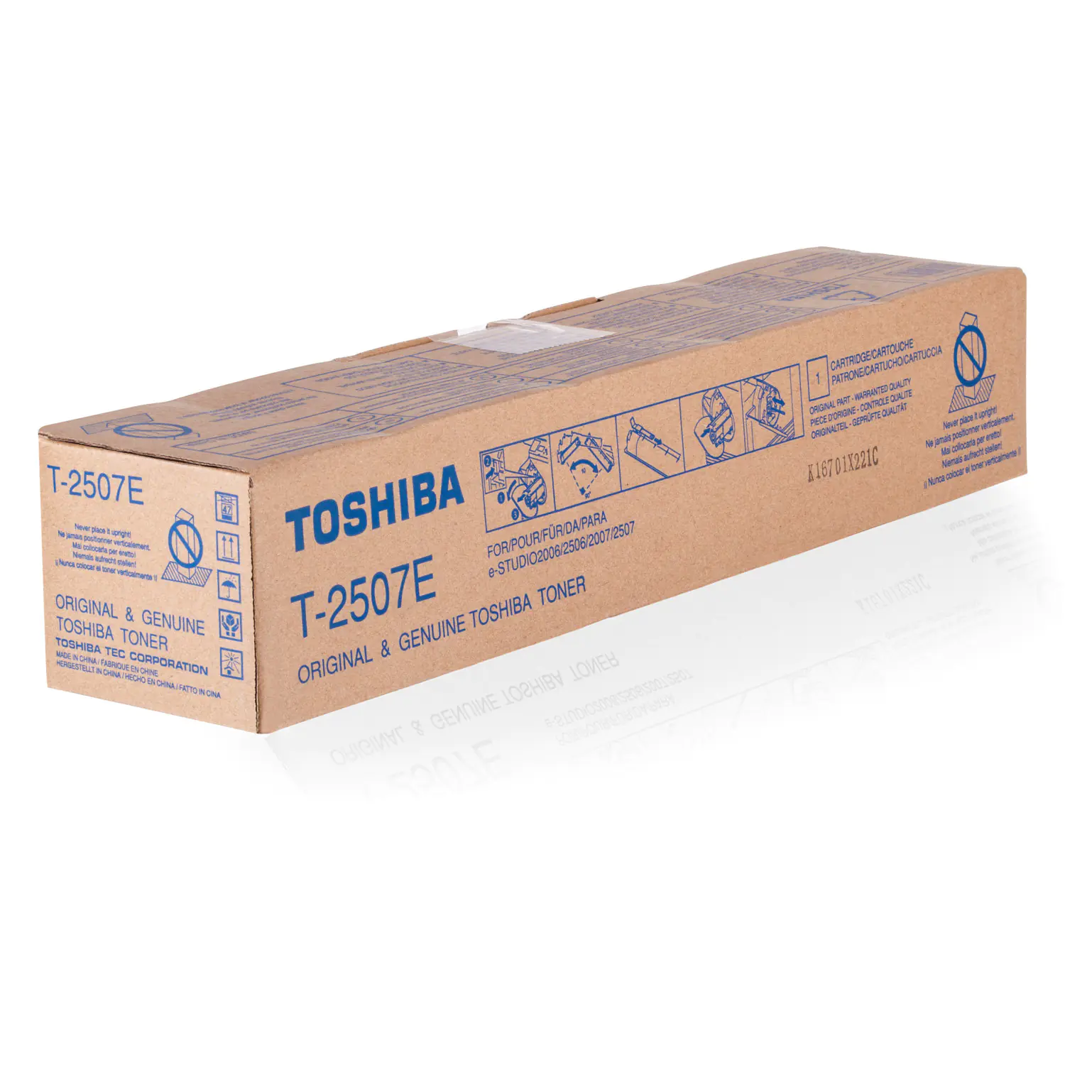 Toshiba T2507E - Schwarz - Original - Tonerpatrone - für e-STUDIO 2007, 2507