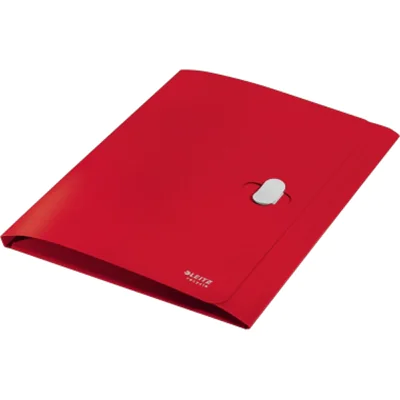 Leitz Dokumentenmappe Recycle 23,5 x 32 cm (B x H) DIN A4 150 Bl. (80 g/m²) 11mm Polypropylen, 80 % recycelt rot