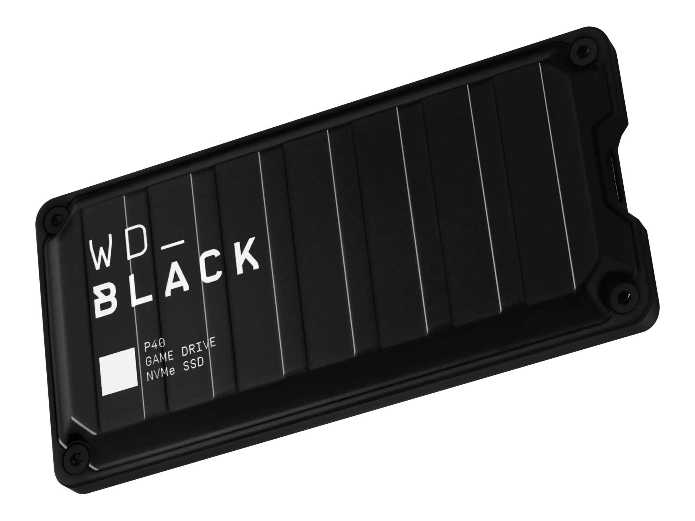 WD_BLACK P40 Game Drive SSD WDBAWY0010BBK - SSD - 1 TB - extern (tragbar) - USB 3.2 Gen 2x2 (USB-C Steckverbinder) - Schwarz