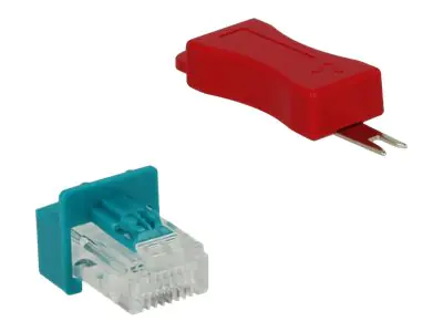 Delock LAN-Kabel Sicherheitsschloss-Set (Packung mit 6)