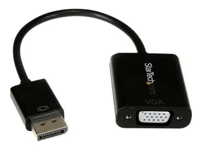 StarTech.com Display-Adapter DisplayPort 15-polige HD D-Sub (HD-15) DP2VGA3 10.0 cm Schwarz