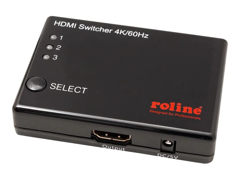 ROLINE HDMI Switch - Video/Audio-Schalter - 3 14.01.3575