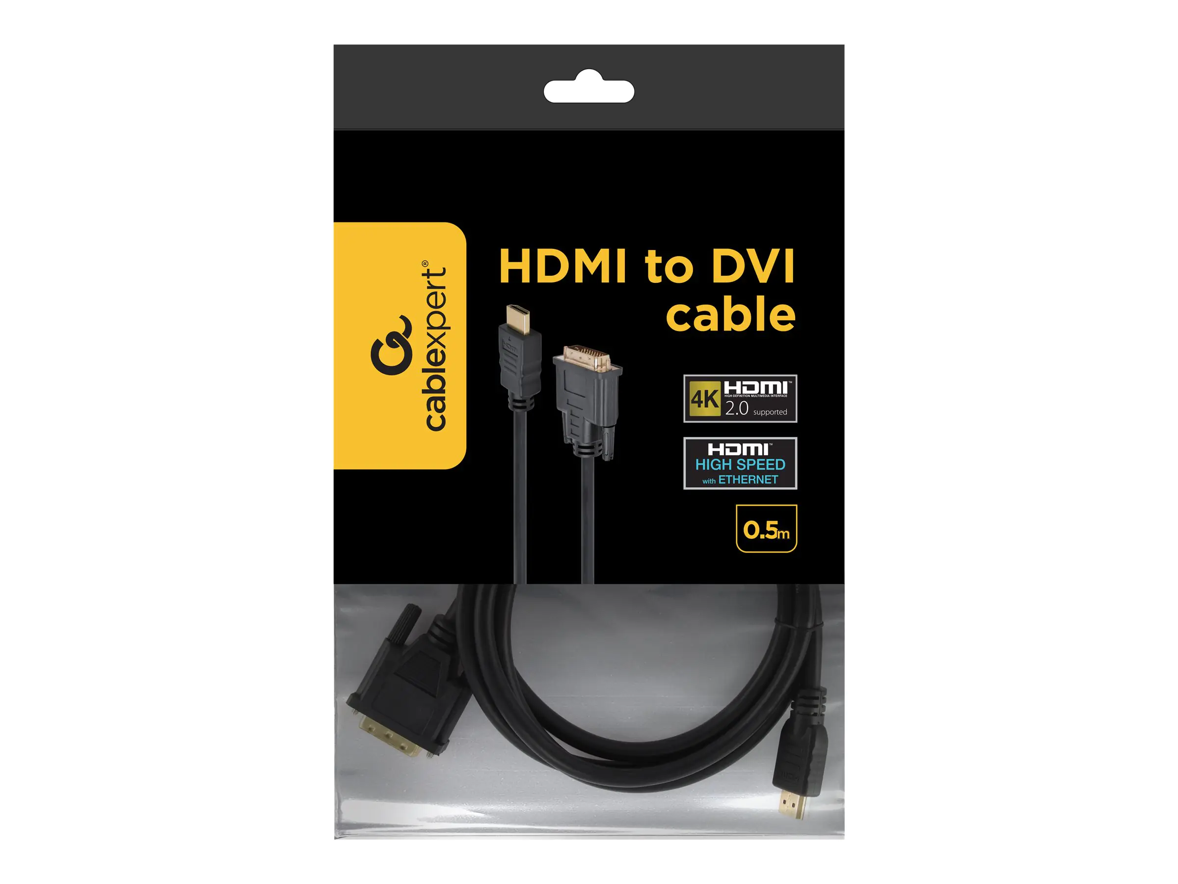 Gembird Cablexpert - Adapterkabel - DVI männlich zu HDMI männlich