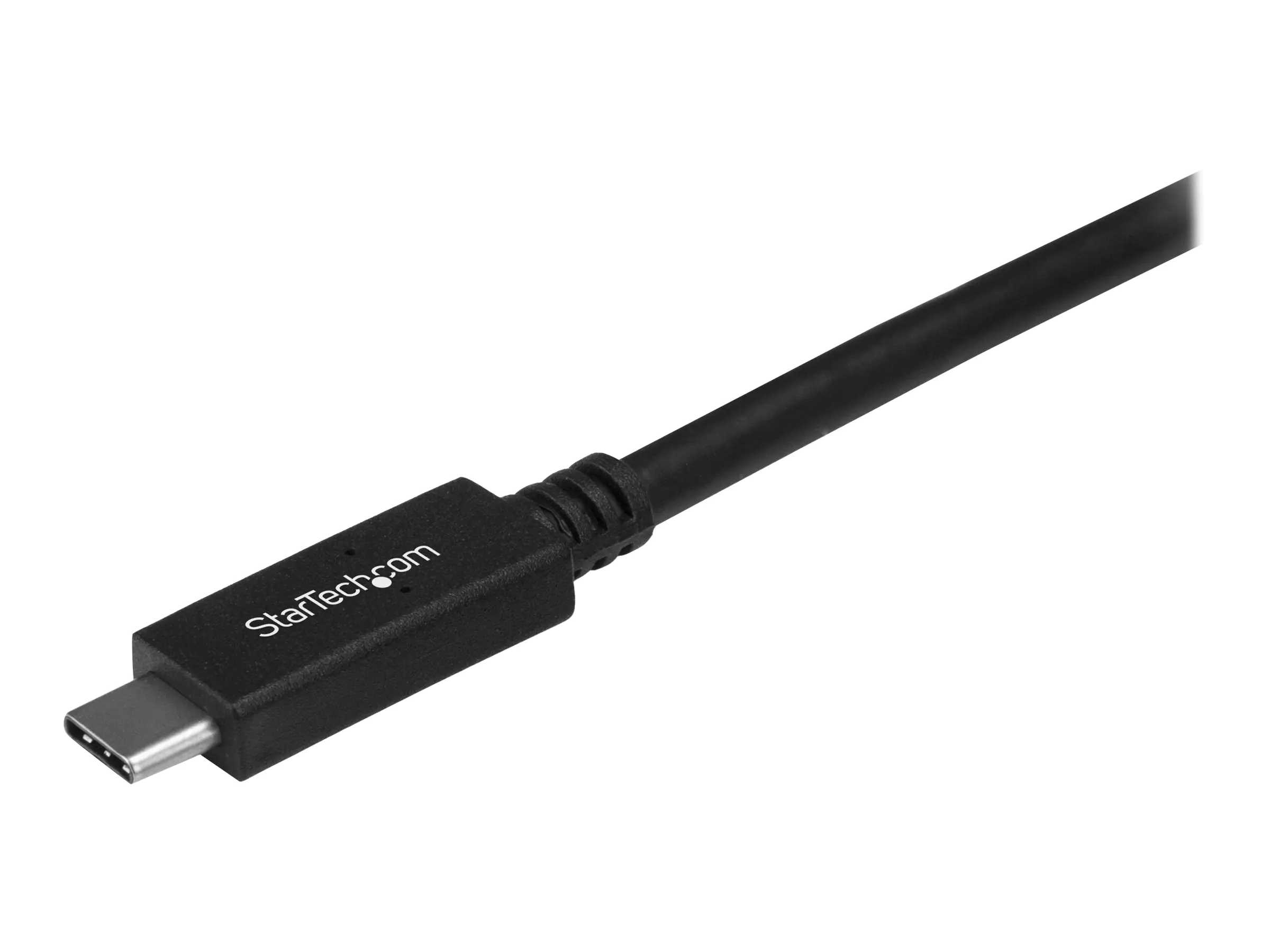 StarTech USB-C Kabel mit Power Delivery (3A) - St/St - 2m - USB 3.0 - Zertifiziert - USB 3.0 Typ C Kabel - USB 3.1 Gen1 (5Gbit/s) - USB-Kabel - USB-C (M) bis USB-C (M) - USB 3.1 - 3 A - 2 m - Schwarz - für P/N: DKT30CHCPD, HB30C5A2CSC, HB30C5A2CST, MST30C