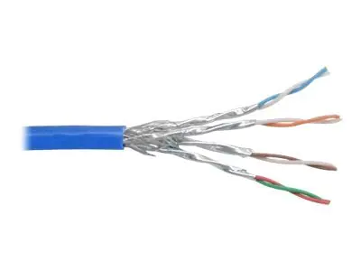 InLine - Bulkkabel - 100 m - SSTP-Kabel - CAT 6 - verseilt - Blau