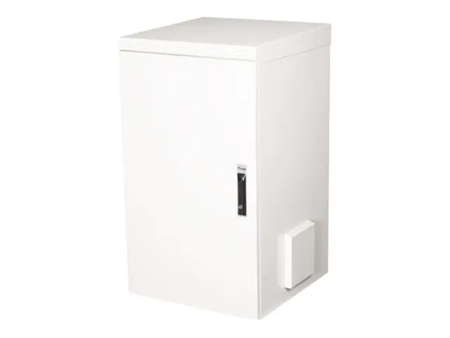 Equip Safe Outdoor - Schrank Netzwerkschrank - 600x600 mm, mit vorderer Tür aus Stahl, montiert - geeignet für Wandmontage - RAL 7035, Hellgrau - 20U - 48.3 cm (19") ESO-20-6060-G
