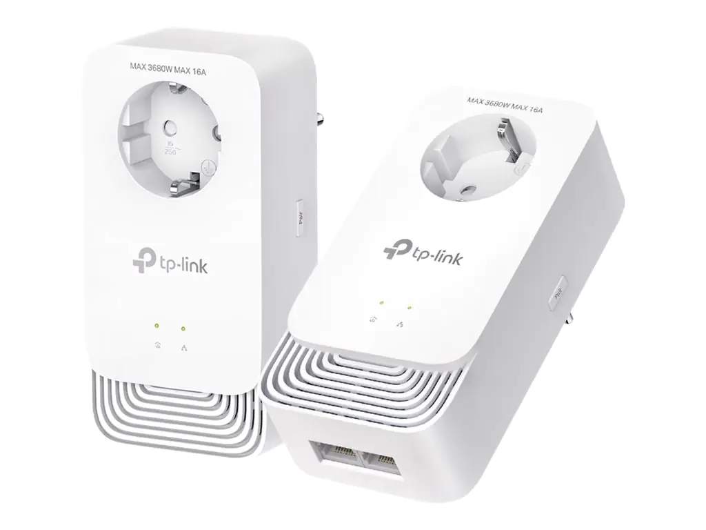 TP-Link PG2400P KIT V1 - Powerline Adapterkit 1GbE, G.hn - an Wandsteckdose anschließbar