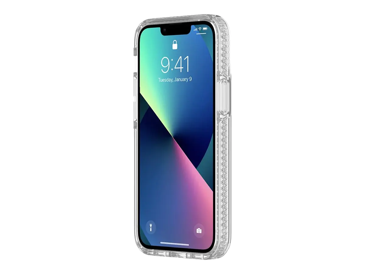 Incipio Duo - Hintere Abdeckung für Mobiltelefon - kompatibel mit MagSafe - recycelter Kunststoff - klar - für Apple iPhone 13 mini