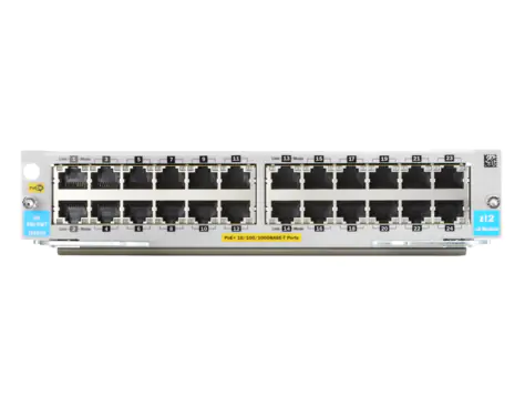 HPE - Erweiterungsmodul - Gigabit Ethernet (PoE+) x 24 - für HPE Aruba 5406R, 5406R 16, 5406R 44, 5406R 8-port, 5406R zl2, 5412R, 5412R 92, 5412R zl2