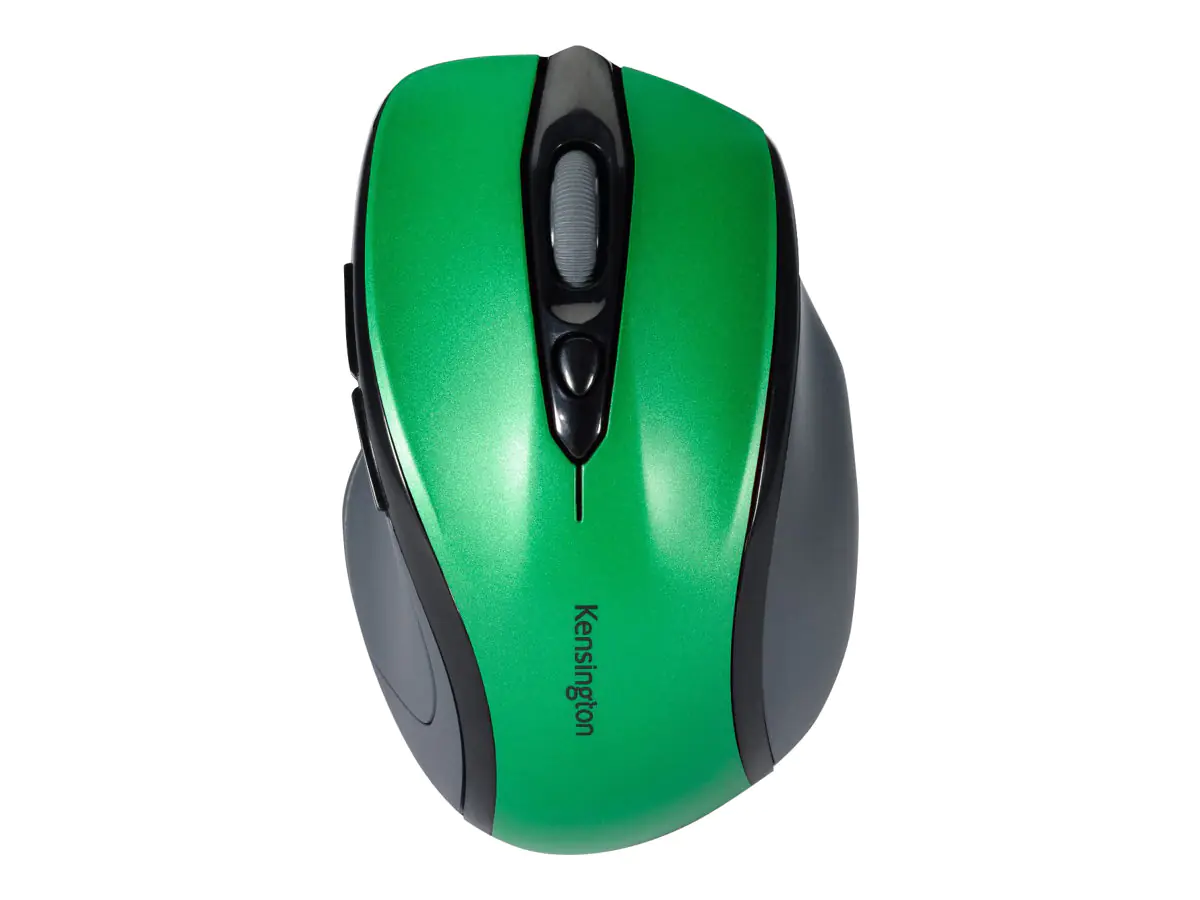 Kensington Pro Fit Mid-Size - Maus - Für Rechtshänder - optisch - kabellos - 2.4 GHz - kabelloser Empfänger (USB) - Smaragdgrün