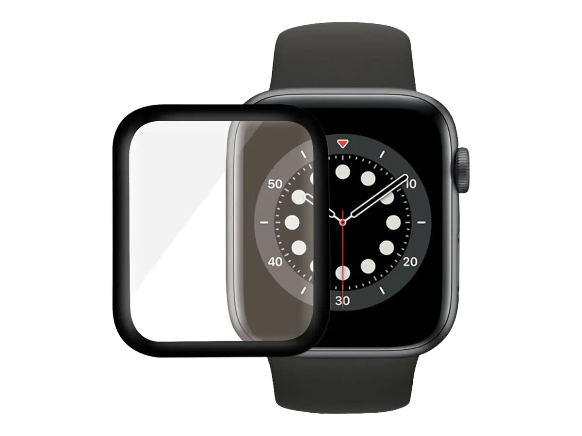 PanzerGlass Original - Bildschirmschutz für Smartwatch - Glas - Rahmenfarbe schwarz - für Apple Watch Hermès Series 9, Series 10, Series 8, Series 9, Ultra, Ultra 2