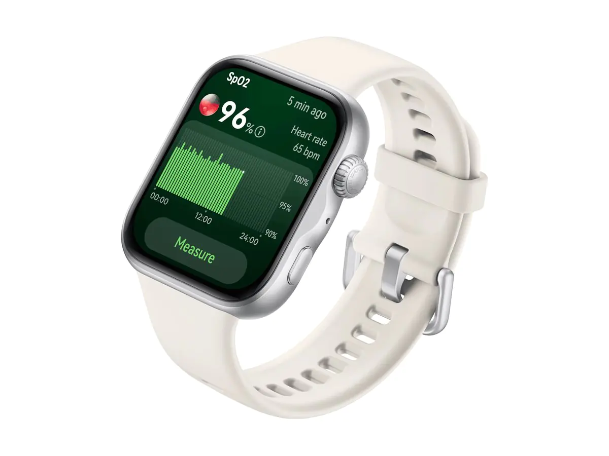 Huawei Watch Fit 5 - Aluminiumlegierung - intelligente Uhr mit Riemen - Flouroelastomer -
