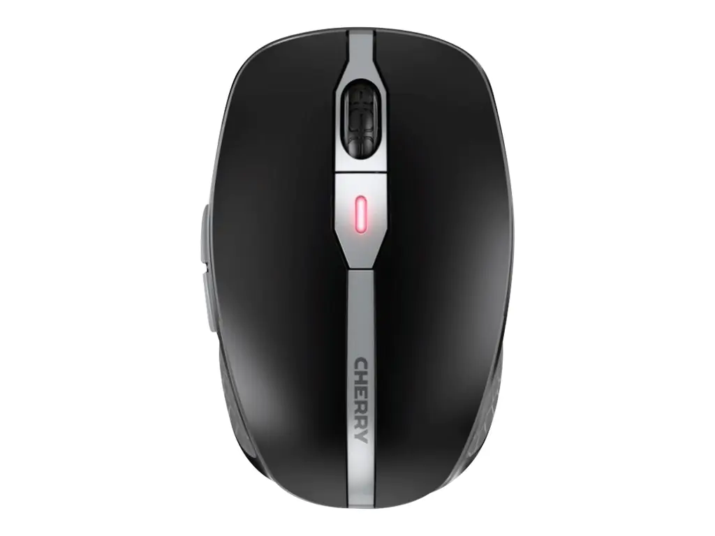 CHERRY MW 9100 - Maus - 6 Tasten - kabellos - 2.4 GHz, Bluetooth 4.0 - kabelloser Empfänger (USB) - Schwarz