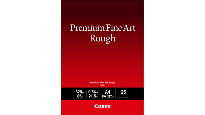 Canon FA-RG1 Premium Fine Art Rough Paper, A3, 25 Blatt, 320 g/m², A3, 25 Blätter, 540 µm 4562C003